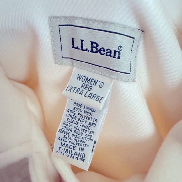 L.L.Bean Toggle Women's Classic Lambswool Coat - Picture 4 of 4